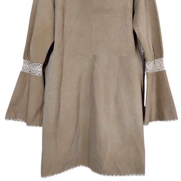 Vintage Wilson's Suede Crochet Boho Jacket & Mid-Rise Pants Matching Set - XL/10 - Picture 8 of 16